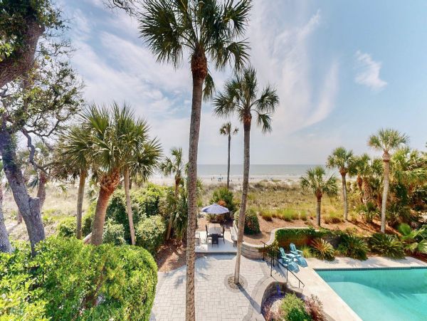 On Beach Hilton Head Vacation Home Six Bedroom