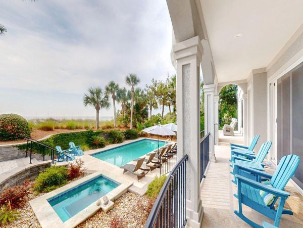 On Beach Hilton Head Vacation Home Six Bedroom