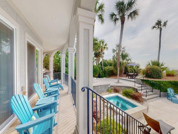 On Beach Hilton Head Vacation Home Six Bedroom