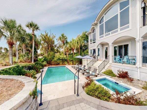On Beach Hilton Head Vacation Home Six Bedroom