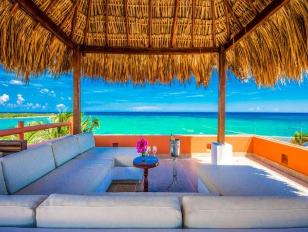 Oceanfront Tulum Vacation Pool Home Twelve Bedroom