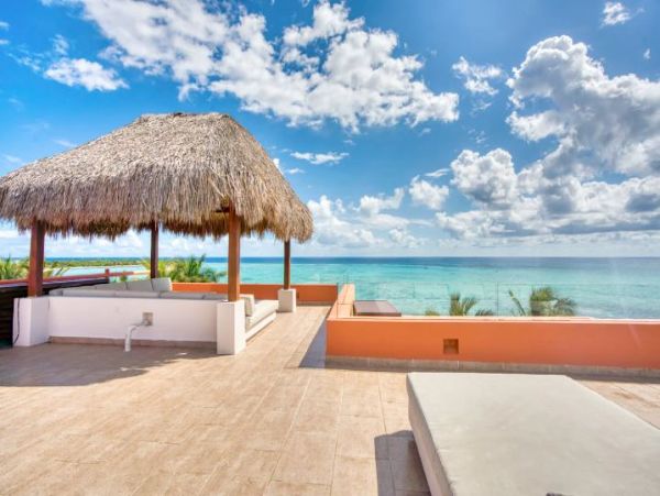 Oceanfront Tulum Vacation Pool Home Twelve Bedroom