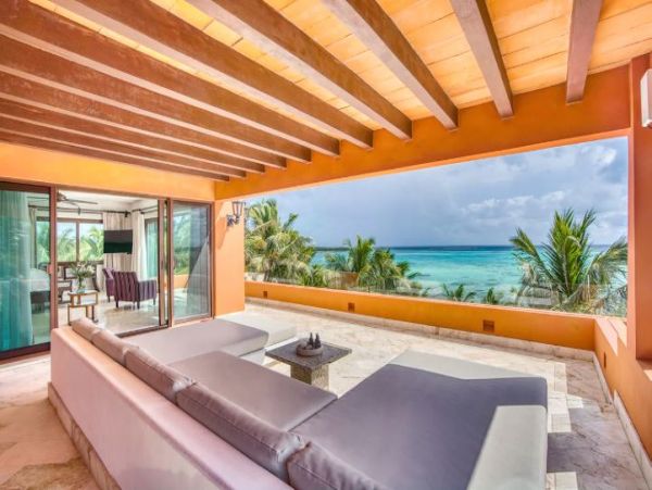 Oceanfront Tulum Vacation Pool Home Twelve Bedroom