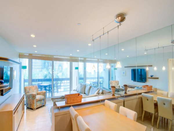Partial Views from this Nice Beachplace Unit