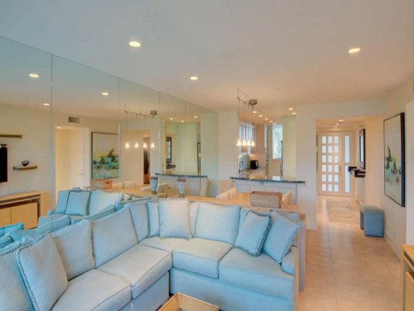 Partial Views from this Nice Beachplace Unit
