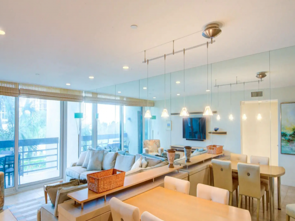 Partial Views from this Nice Beachplace Unit