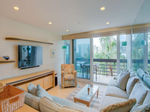 Partial Views from this Nice Beachplace Unit