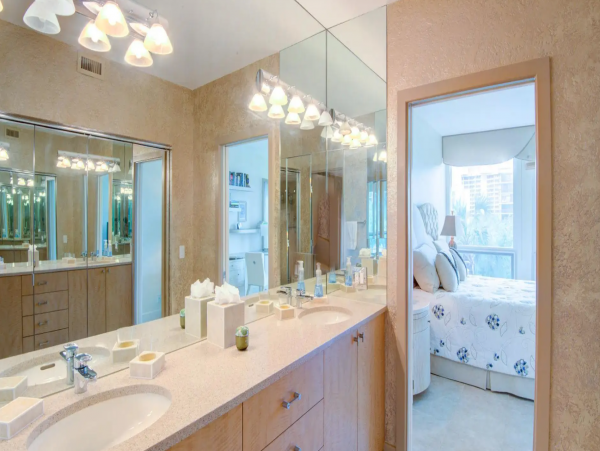 Partial Views from this Nice Beachplace Unit