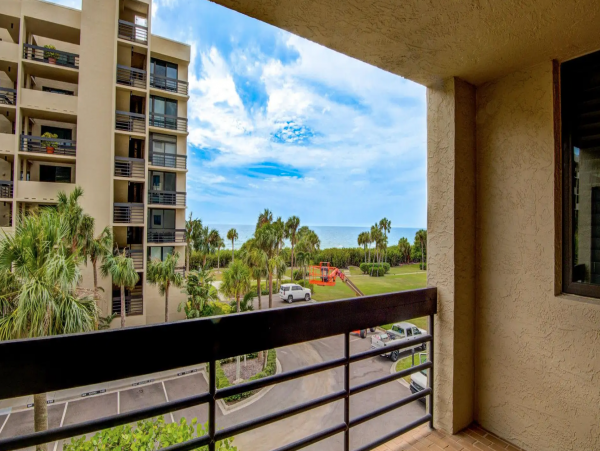Partial Views from this Nice Beachplace Unit