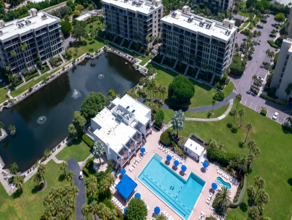 Partial Views from this Nice Beachplace Unit