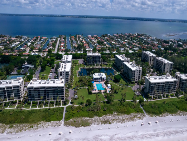 Partial Views from this Nice Beachplace Unit