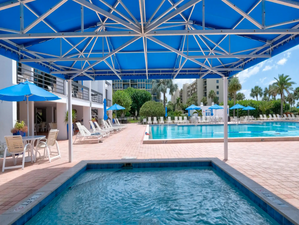 Partial Views from this Nice Beachplace Unit