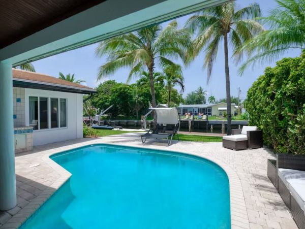 Canalfront Vacation Home with Private Pool Sleeps 6