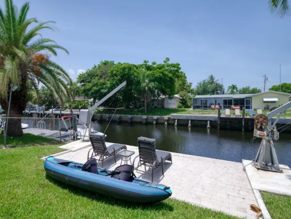 Canalfront Vacation Home with Private Pool Sleeps 6