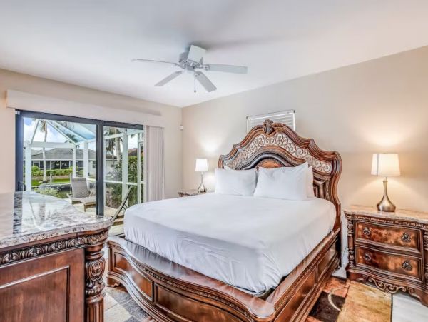 Canal View Three Bedroom Vacation Home in Marco Island