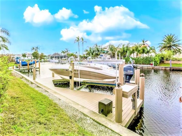 Canal View Three Bedroom Vacation Home in Marco Island