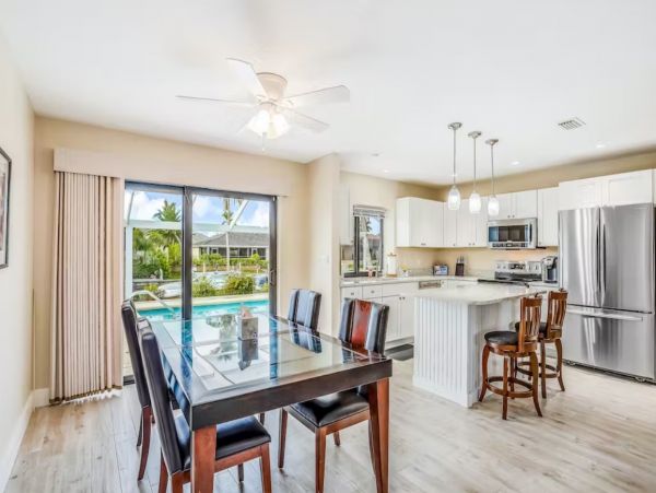 Canal View Three Bedroom Vacation Home in Marco Island