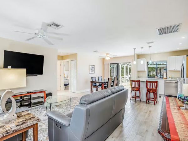 Canal View Three Bedroom Vacation Home in Marco Island