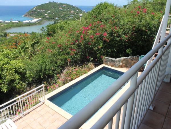 St. John Vacation Pool Home Three Bedroom Ocean Views
