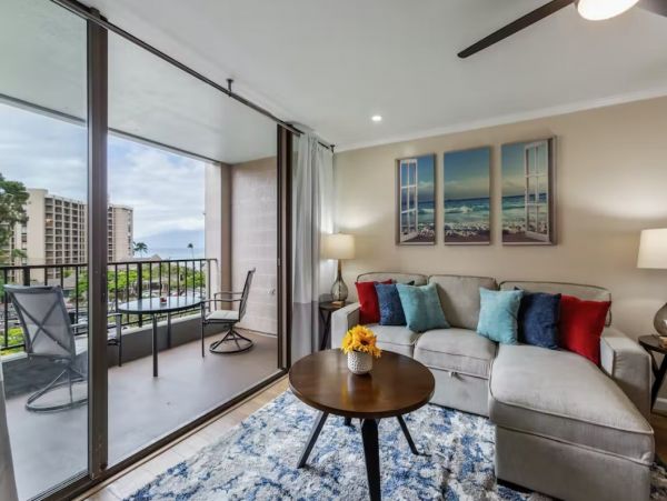 Two Bedroom Ocean View Rental Condo in Kahana