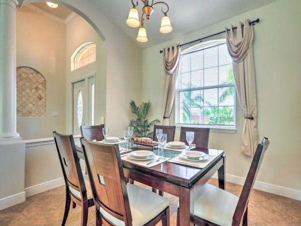 Cape Coral Three Bedroom Rental Home with Pool and Hot Tub