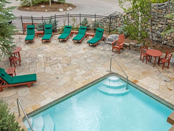 Frolic with the kids in the indoor/outdoor year round pool with plenty of seating to soak up the sun.