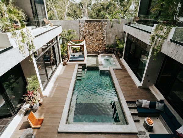 Espectacular Tulum Vacation Pool Home Ten Bedroom