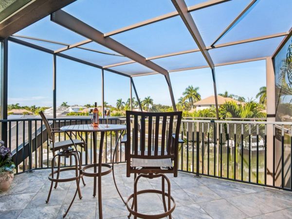 Marco Island Canal Front Five Bedroom Rental Home