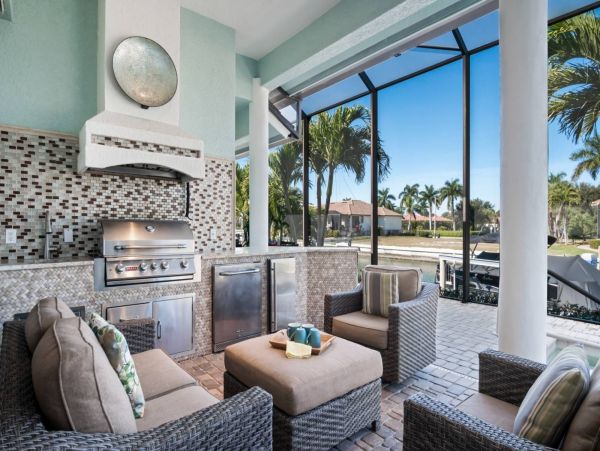 Marco Island Canal Front Five Bedroom Rental Home