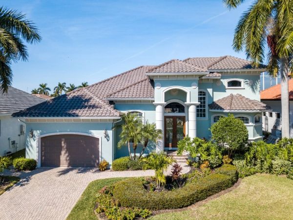 Marco Island Canal Front Five Bedroom Rental Home