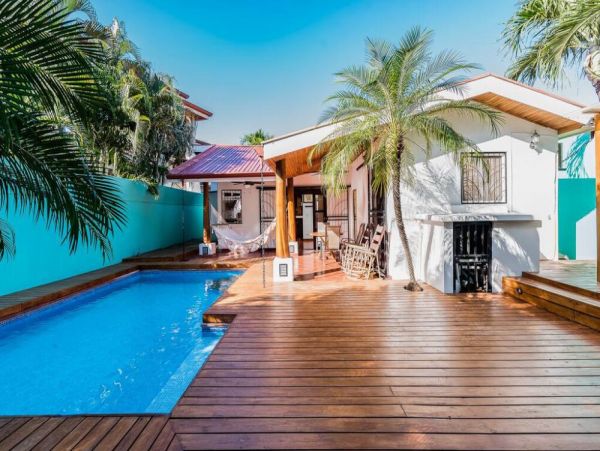 Beach Home with Pool Perfect for Relaxing Sleeps Eight Guests