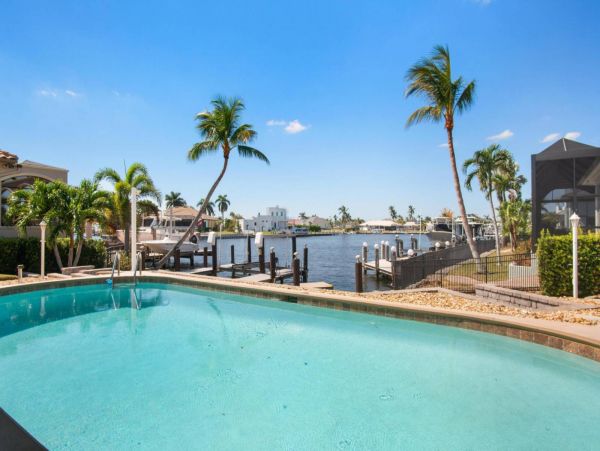 Marco Island Vacation Pool Home Water Views Four Bedroom