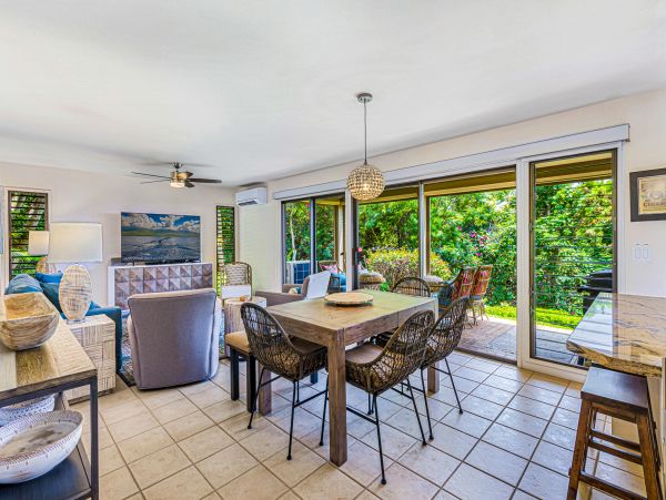 Wailea Ground Level 2 Bedroom Condo with Partial Ocean Views