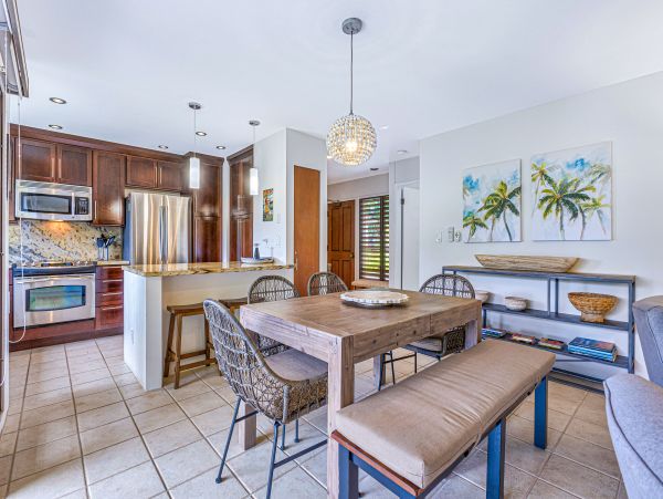 Wailea Ground Level 2 Bedroom Condo with Partial Ocean Views