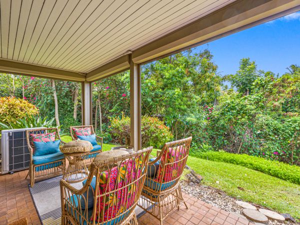 Wailea Ground Level 2 Bedroom Condo with Partial Ocean Views
