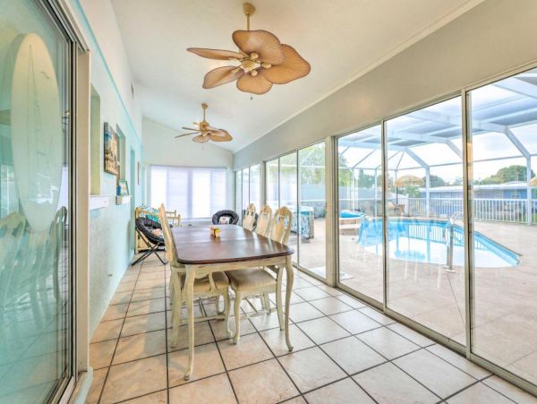 Bradenton 3 Bedroom Home with Canal View & Dock