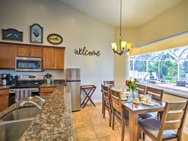 Cape Coral Retreat with 4 Bedrooms & Private Pool