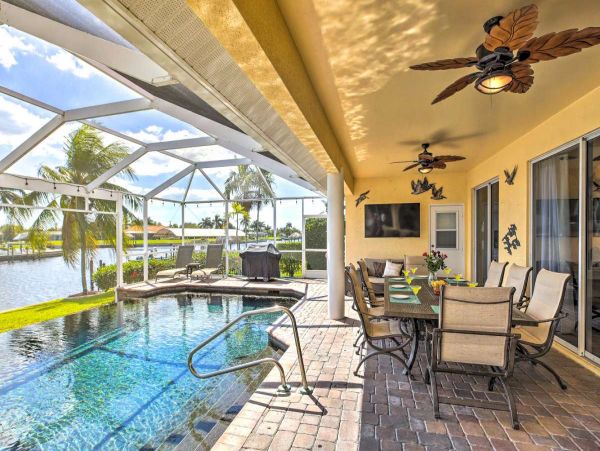 Cape Coral Retreat with 4 Bedrooms & Private Pool