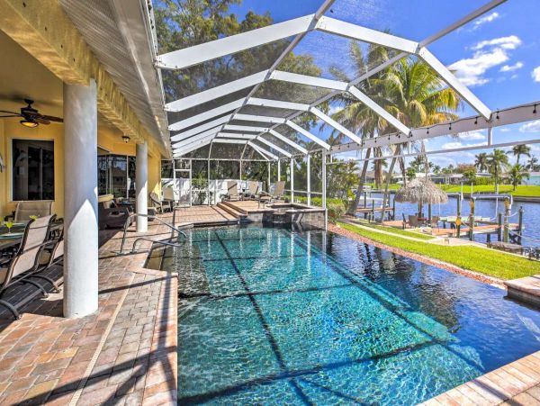 Cape Coral Retreat with 4 Bedrooms & Private Pool