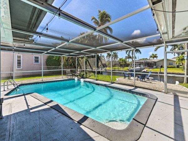 Charming Cape Coral Getaway Pool Vacation Home