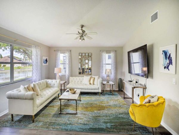 Canal Front Three Bedroom Pool Home in Cape Coral