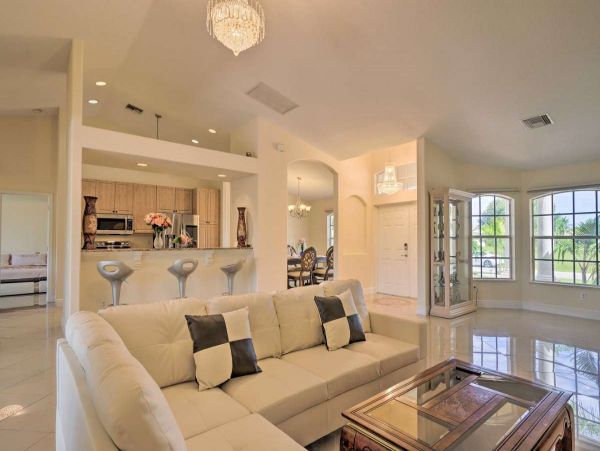 Cape Coral Vacation Pool Home Four Bedroom