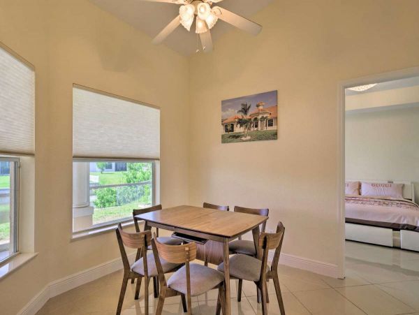 Cape Coral Vacation Pool Home Four Bedroom