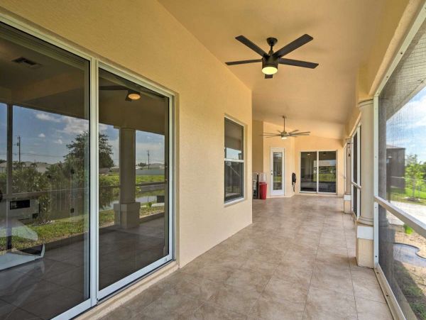 Cape Coral Vacation Pool Home Four Bedroom
