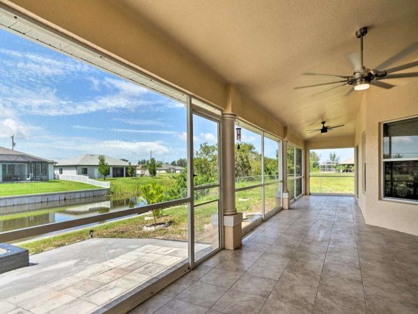 Cape Coral Vacation Pool Home Four Bedroom