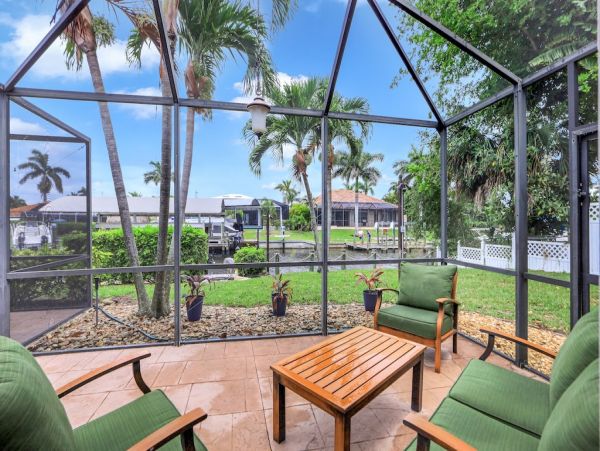 Cape Coral Vacation Pool Home Three Bedroom