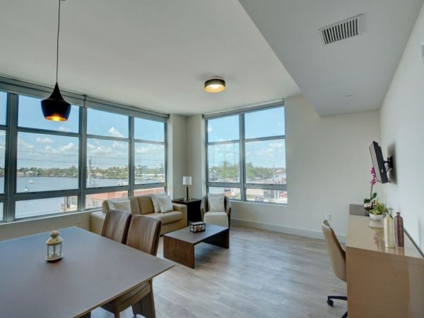 Hollywood Beach Intercoastal Views Condo - Two Bedroom Steps from the Sand
