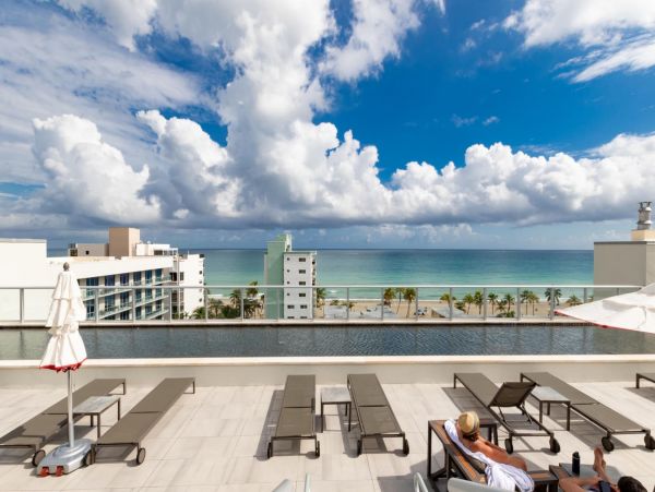 Hollywood Beach Intercoastal Views Condo - Two Bedroom Steps from the Sand
