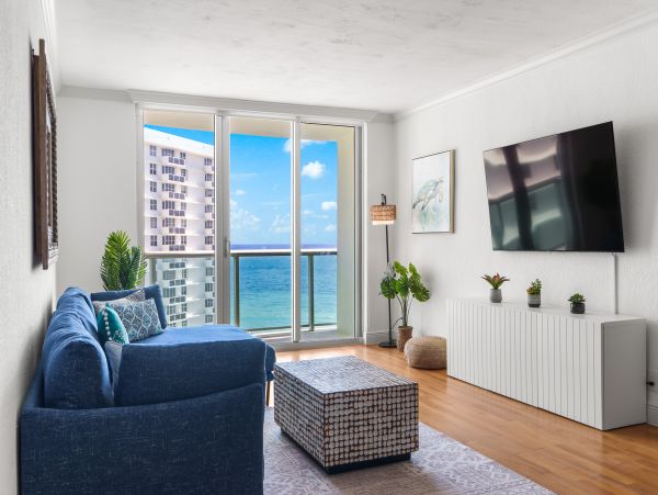 Ocean Views Hollywood Vacation Condo Two Bedroom