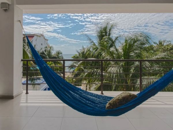 Oceanfront Luxury Vacation Villa in Tulum 1500sq ft Pool Staff